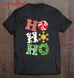 Hohoho Candy Christmas Outfit Holiday Candy Lovers Kids Gift T-Shirt, Funny Christmas Shirts Family  Wear Love, Share Be