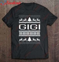 Holiday 365 The Christmas Gigi Funny Grandma Gift Women T-Shirt, Family Christmas Shirts Ideas  Wear Love, Share Beauty