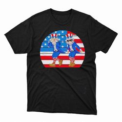 Retro Uncle Sam Griddy Dance Funny 4th Of July Shirt