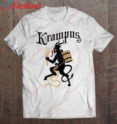 Holiday Krampus Graphic Christmas Demon Shirt, Adult Christmas Shirts  Wear Love, Share Beauty