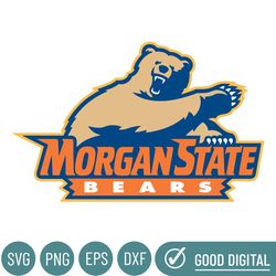 Morgan State Bears Svg, Football Team Svg, Basketball, Collage, Game Day, Football, Instant Download