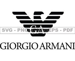 Giorgio Armani Svg, Fashion Brand Logo 123