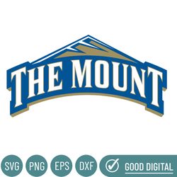 Mount St Svg, Football Team Svg, Basketball, Collage, Game Day, Football, Instant Download
