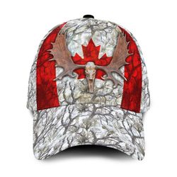 Canada &8211 Moose Hunting Classic 3D All Over Printed Cap