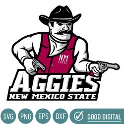 New Mexico State Aggies Svg, Football Team Svg, Basketball, Collage, Game Day, Football, Instant Download