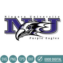 Niagara Purple Eagles Svg, Football Team Svg, Basketball, Collage, Game Day, Football, Instant Download