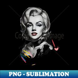 Marilyn in Sketch - Exclusive Sublimation Digital File - Transform Your Sublimation Creations