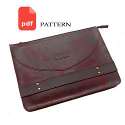 PDF Pattern of a leather folder for documents - Download PDF