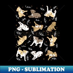 Pitbull Puppies - Modern Sublimation PNG File - Unleash Your Creativity