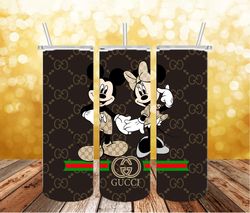 Mickey minine Gucci Tumbler PNG, Gucci Tumbler Logo brand Design, Design 20oz/ 30oz Skinny Tumbler PNG, Instant download