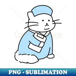 Kitty Cat Nurse - PNG Transparent Digital Download File for Sublimation - Unleash Your Inner Rebellion
