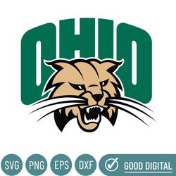 Ohio Bobcats Svg, Football Team Svg, Basketball, Collage, Game Day, Football, Instant Download