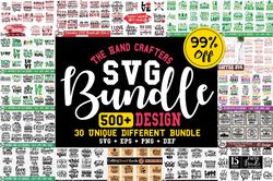 The Hand Crafters SVG Mega Bundle,