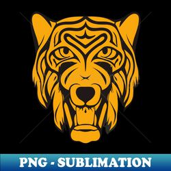 Orange Head of a Tiger - Vintage Sublimation PNG Download - Perfect for Sublimation Mastery