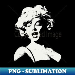 Marilyn Monroe Sensual Actress - Vintage Sublimation PNG Download - Spice Up Your Sublimation Projects