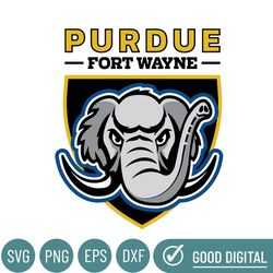 Purdue Fort Wayne Mastodons Svg, Football Team Svg, Basketball, Collage, Game Day, Football, Instant Download
