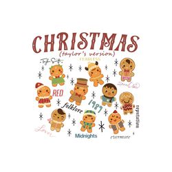 Retro Christmas Taylors Version Albums PNG Download
