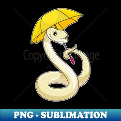 Snake with Umbrella - Elegant Sublimation PNG Download - Perfect for Creative Projects