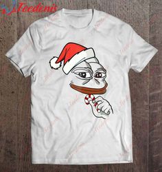 Christmas Smug Pepe Shirt, Funny Christmas Shirts For Work  Wear Love, Share Beauty