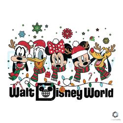 Walt Disneyworld Christmas SVG Mickeys Friend Vintage File