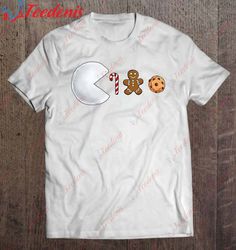 Christmas Snowball Eats Candy Cane Gingerbread Boys Kids T-Shirt, Funny Christmas Shirts For Woman  Wear Love, Share Bea
