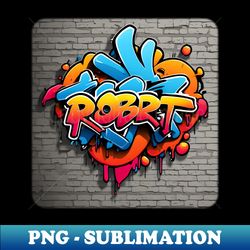 robert - Retro PNG Sublimation Digital Download - Unlock Vibrant Sublimation Designs