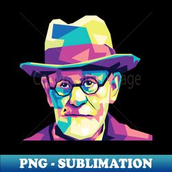 Sigmund Freud wpap fullcollor - PNG Transparent Digital Download File for Sublimation - Stunning Sublimation Graphics