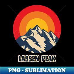 Lassen Peak - PNG Sublimation Digital Download - Add a Festive Touch to Every Day