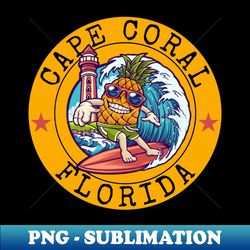 Cape Coral Florida - Unique Sublimation PNG Download - Enhance Your Apparel with Stunning Detail