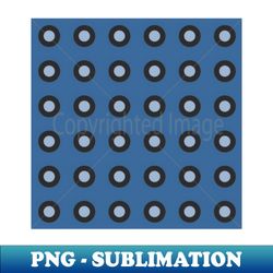 Blue and Black Circle Pattern - Exclusive PNG Sublimation Download - Perfect for Personalization