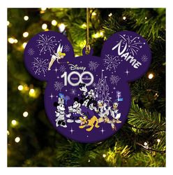 Personalized Disney 100 Years of Wonder 2023 Ornament, Mickey  Friends 100th Anniversary Ornament