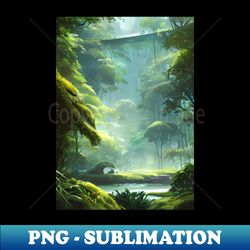 Rain Forest - Vintage Sublimation PNG Download - Stunning Sublimation Graphics