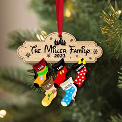 Personalized Disney Christmas Ornament, Mickey and Friends Ornament, Disney Princess Ornament