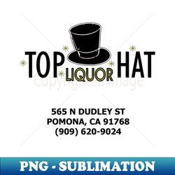 Top Hat Liquor - Vintage Sublimation PNG Download - Unlock Vibrant Sublimation Designs