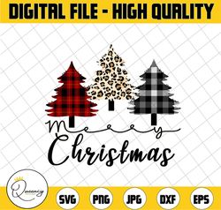 Merry Christmas Png, Merry Christmas Cheetah Print, Leopard Print, Sublimation Png File, Christmas Tree Png ,Animal Prin