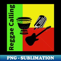 Reggae Calling - Artistic Sublimation Digital File - Enhance Your Apparel with Stunning Detail