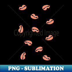 Lips Rain Nonsense Art - Aesthetic Sublimation Digital File - Capture Imagination with Every Detail