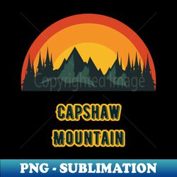 Capshaw Mountain - Retro PNG Sublimation Digital Download - Vibrant and Eye-Catching Typography