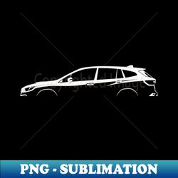 Subaru Levorg STI Sport VN Silhouette - Exclusive PNG Sublimation Download - Fashionable and Fearless