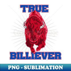 WNY Pride T-Shirt - Charging Football Buffalo - True Billiever - Decorative Sublimation PNG File - Spice Up Your Sublimation Projects