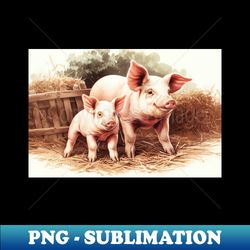 Barnyard Buddies - PNG Transparent Sublimation File - Enhance Your Apparel with Stunning Detail