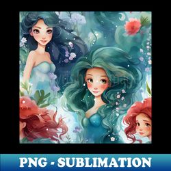 Mermaids 24 - Premium Sublimation Digital Download - Stunning Sublimation Graphics