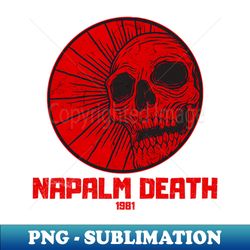 skull red napalm death vintage vibes - Instant Sublimation Digital Download - Perfect for Sublimation Art