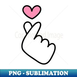 Finger Heart - Professional Sublimation Digital Download - Perfect for Creative Projects