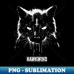 Angry Cat Hawkwind - Creative Sublimation PNG Download - Transform Your Sublimation Creations