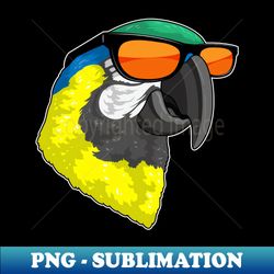 Parrot with Sunglasses - Creative Sublimation PNG Download - Defying the Norms