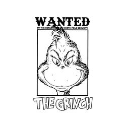 Wanted the Grinch Retro Christmas Vibes SVG Download