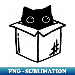 Cat Box - Instant PNG Sublimation Download - Perfect for Sublimation Mastery