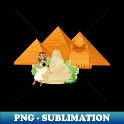Pyramids egypt sphinx - PNG Sublimation Digital Download - Unlock Vibrant Sublimation Designs
