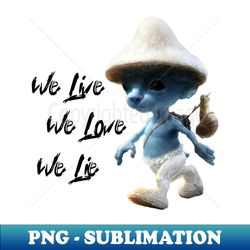 Smurf Cat - PNG Transparent Sublimation Design - Perfect for Personalization